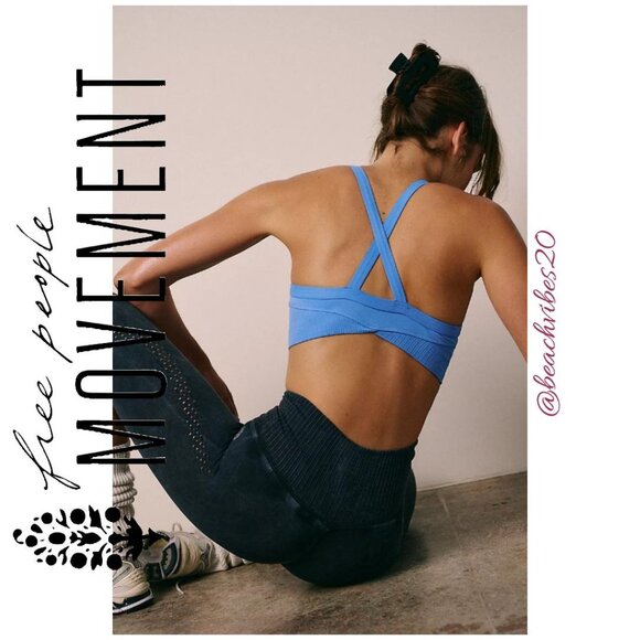 FP MOVEMENT BY FREE PEOPLE Good Karma Super Plunge Bra M/L *NO LOGO* FP-298 - Picture 2 of 9